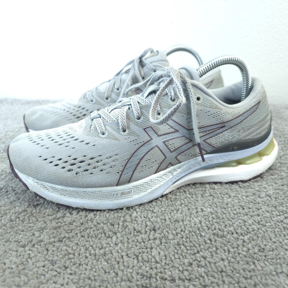 Asics Gel-Kayano 28 Womens Size 8.5 Running Shoes Gray Sneakers 1012B257